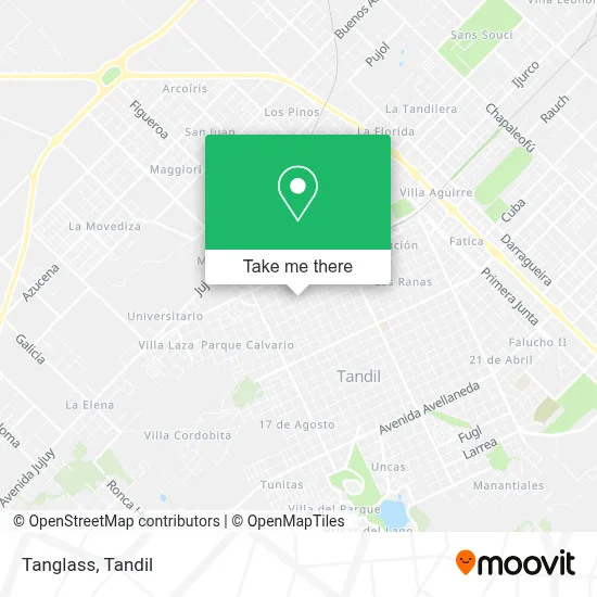 Tanglass map