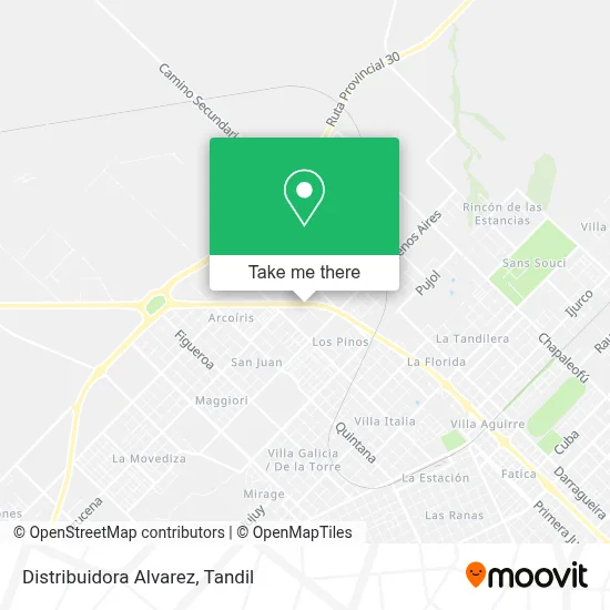 Distribuidora Alvarez map