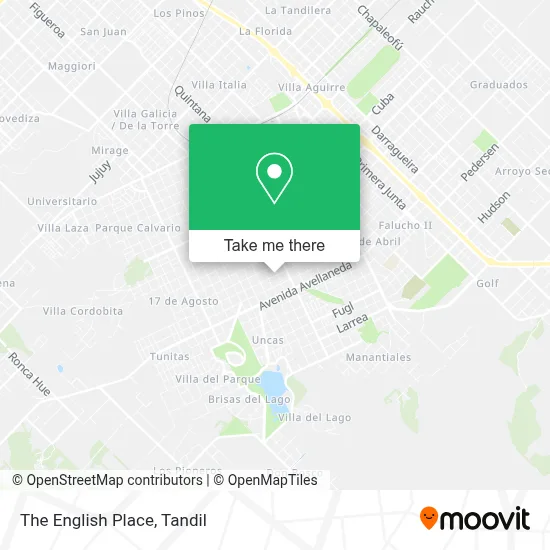 The English Place map