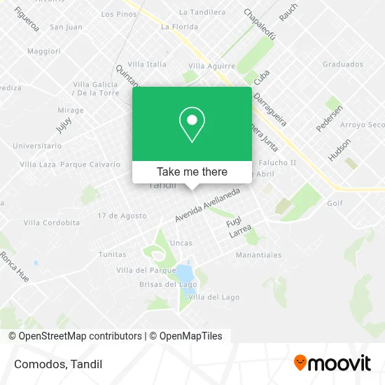 Comodos map