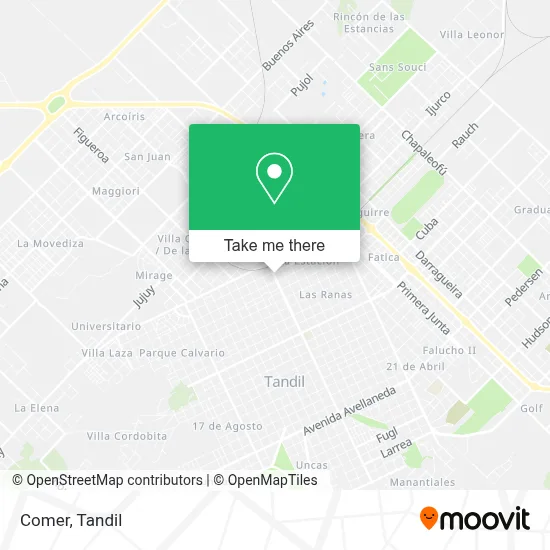 Comer map