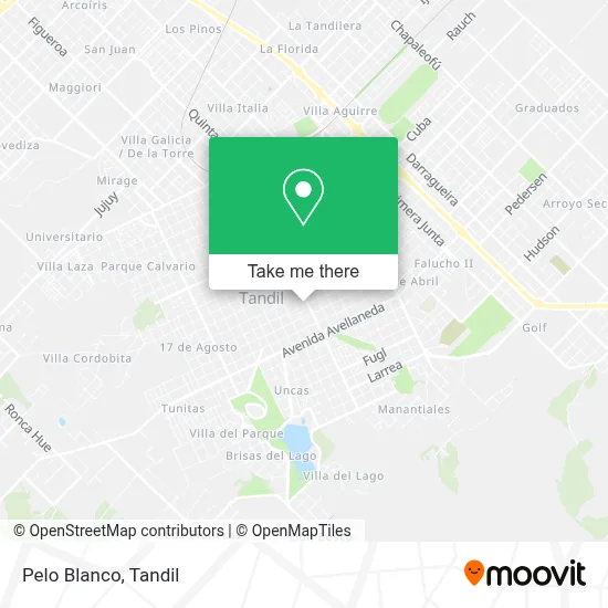 Pelo Blanco map