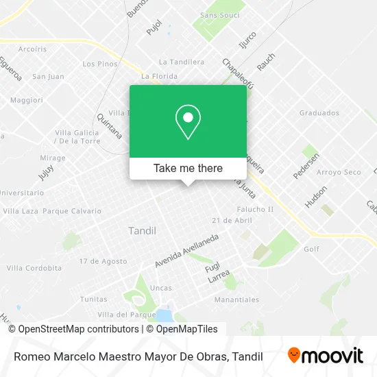 Romeo Marcelo Maestro Mayor De Obras map