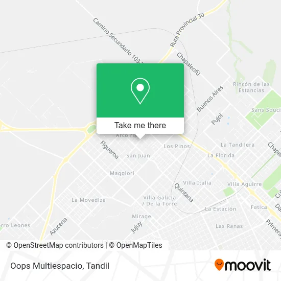 Oops Multiespacio map