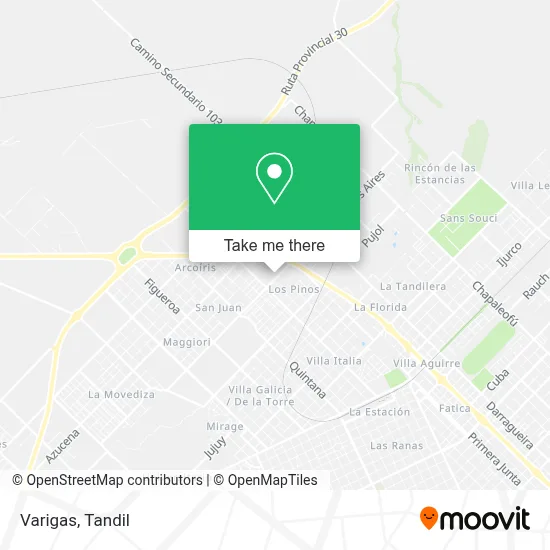Varigas map
