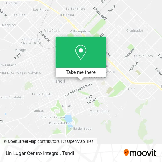 Un Lugar Centro Integral map