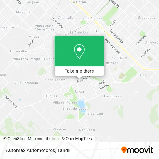 Automax Automotores map