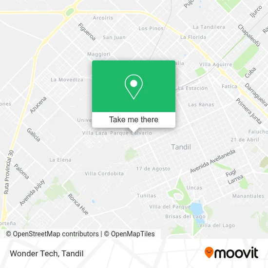 Wonder Tech map