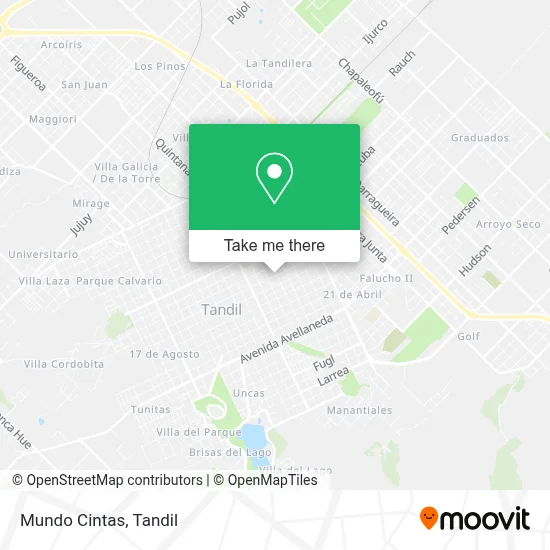 Mundo Cintas map