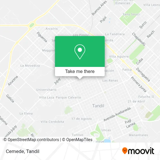 Cemede map