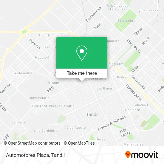 Automotores Plaza map