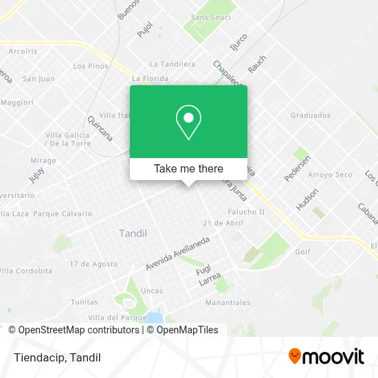 Tiendacip map