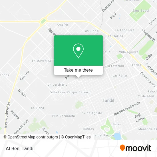 Al Ben map