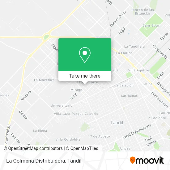 La Colmena Distribuidora map