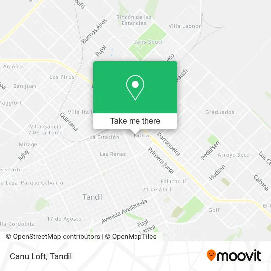 Canu Loft map