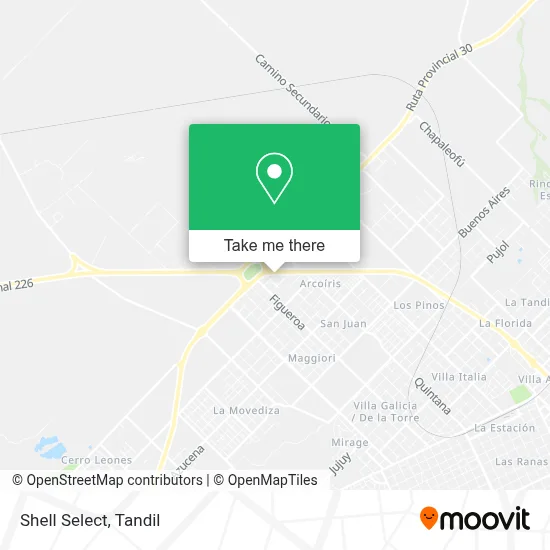 Shell Select map
