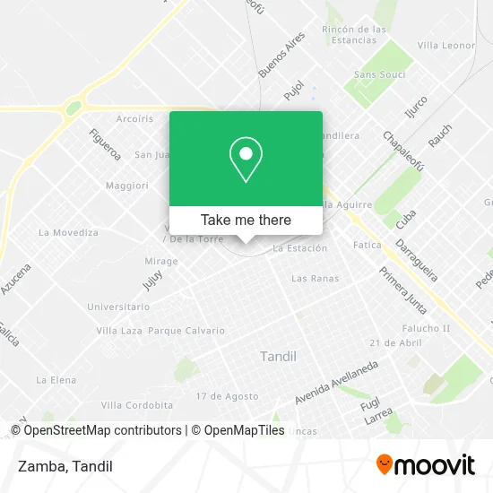 Zamba map