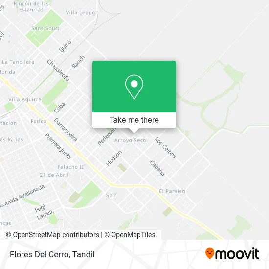Flores Del Cerro map
