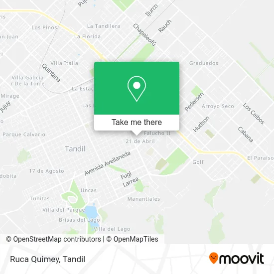 Ruca Quimey map