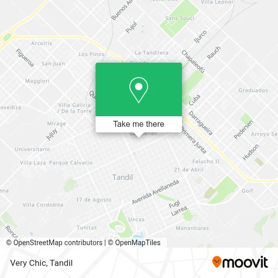 Very Chic map