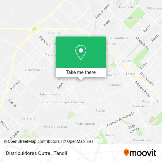 Distribuidores Qutral map