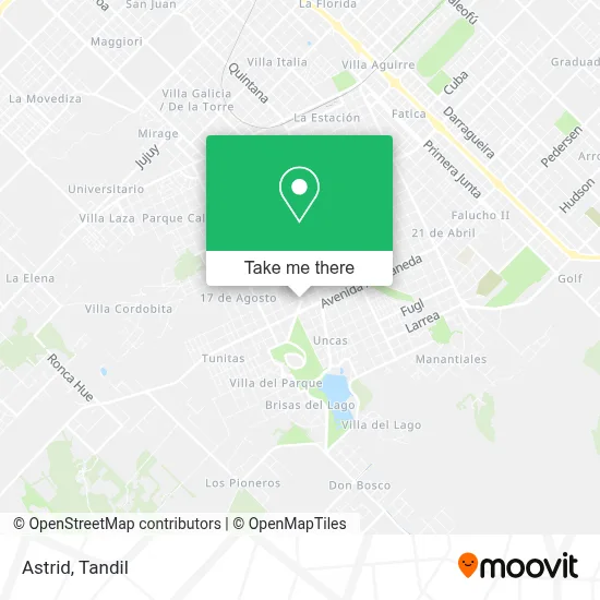Astrid map