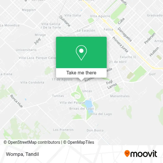 Wompa map