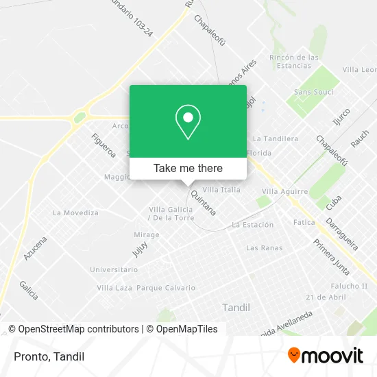 Pronto map