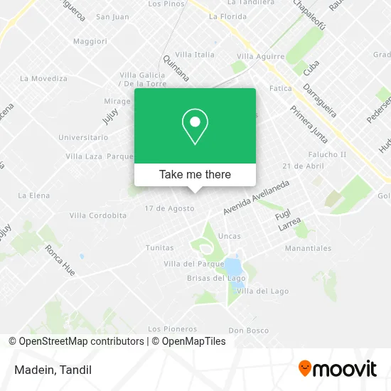Madein map