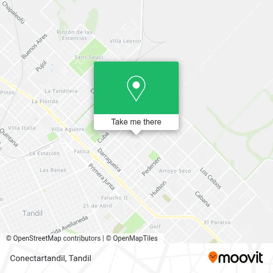Conectartandil map