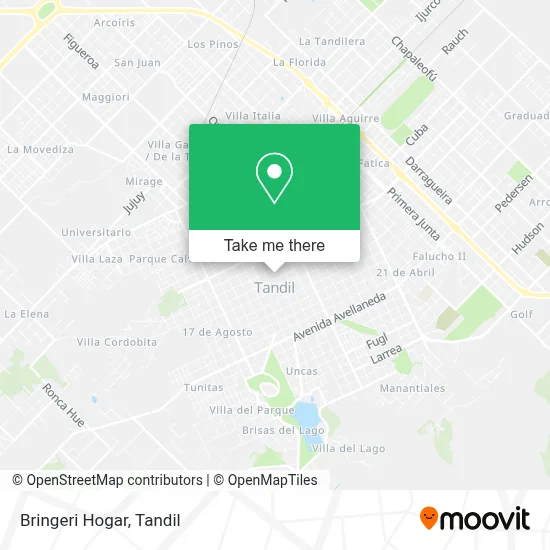 Bringeri Hogar map