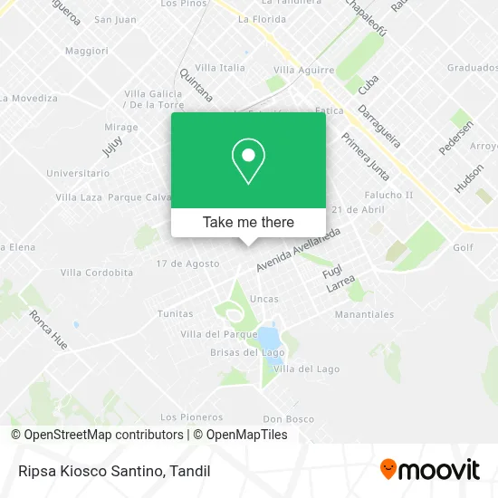 Ripsa Kiosco Santino map