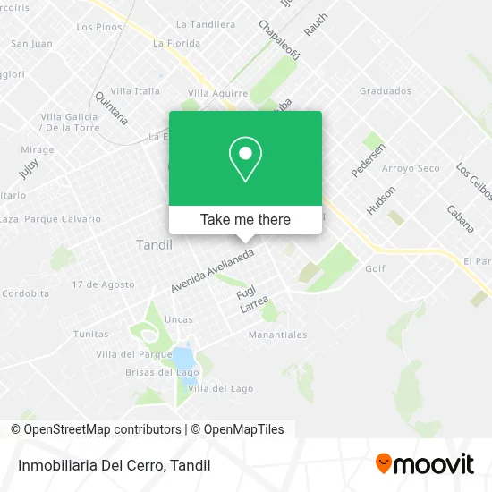 Inmobiliaria Del Cerro map