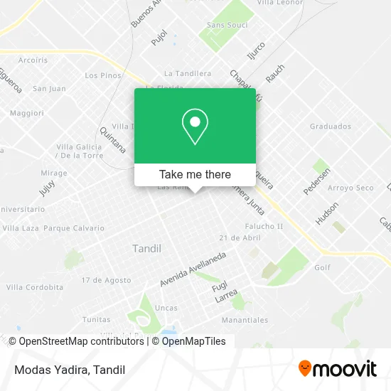 Modas Yadira map
