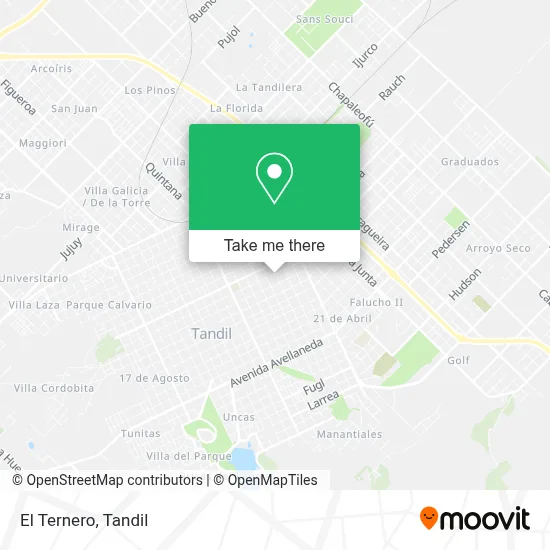 El Ternero map