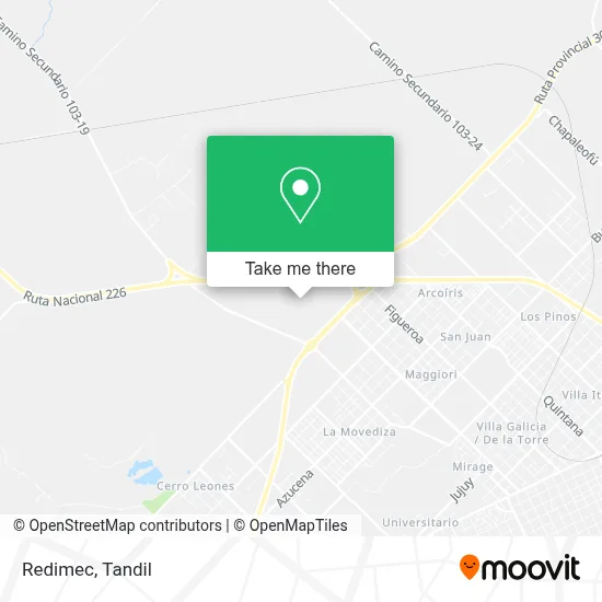 Redimec map