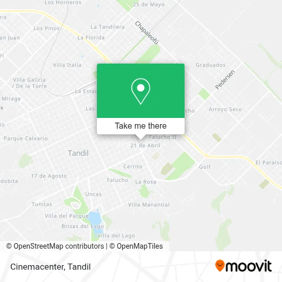 Cinemacenter map