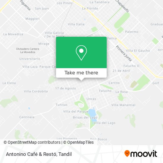 Mapa de Antonino Café & Restó