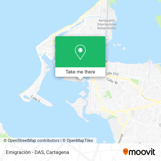 Emigración - DAS map