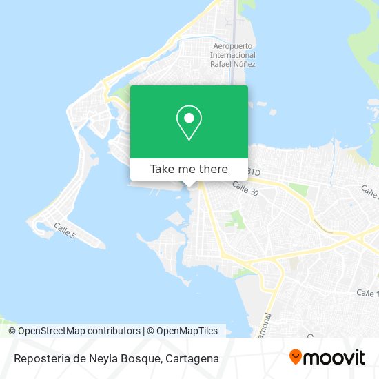 Reposteria de Neyla Bosque map