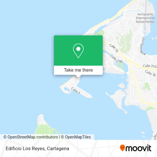 Mapa de Edificio Los Reyes