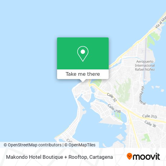 Mapa de Makondo Hotel Boutique + Rooftop