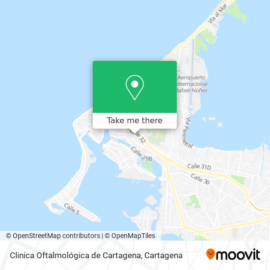 Clinica Oftalmológica de Cartagena map