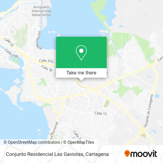 Conjunto Residencial Las Gaviotas map