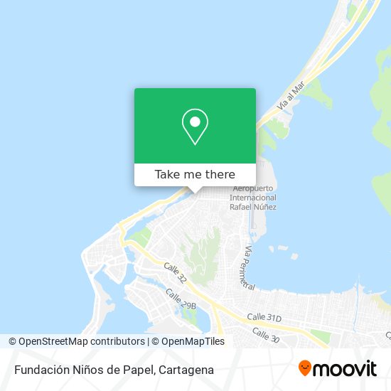 Fundación Niños de Papel map