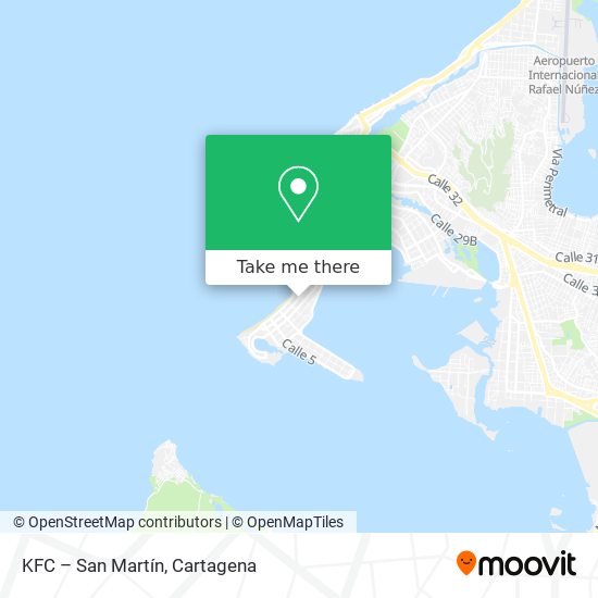 KFC – San Martín map