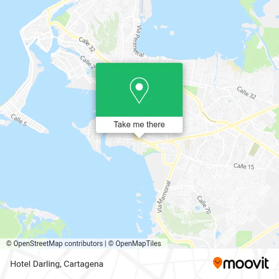 Hotel Darling map