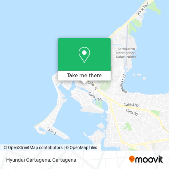 Mapa de Hyundai Cartagena