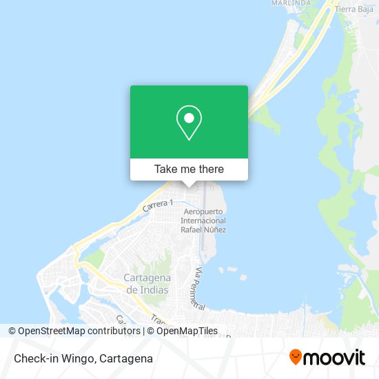 Check-in Wingo map