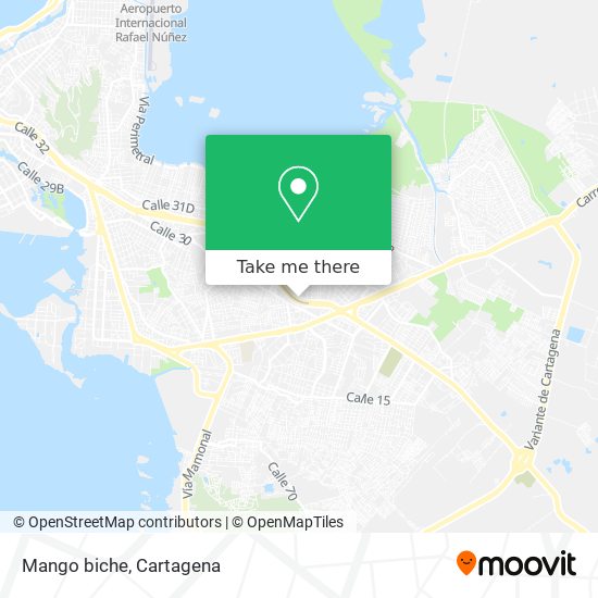 Mapa de Mango biche
